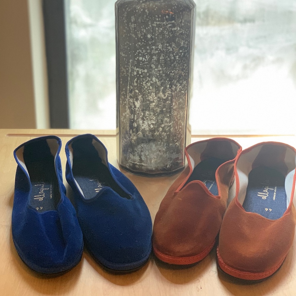 Suede Espadrille-like Loafer
